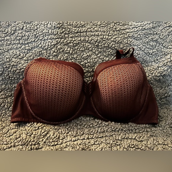 ThirdLove, Women's Modern Mesh Balconette Bra, Pinot Purple, 44C - Picture 2 of 4